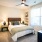 Bedroom with Large open windows, Closets