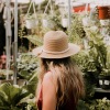 woman in garden store